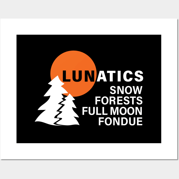 Lunatics Full Moon in the Snow Wall Art by AntiqueImages
